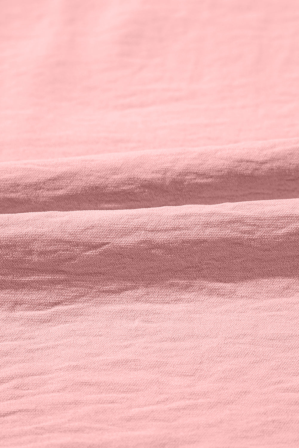 Solid Cuffed Short Sleeve Buttoned Shirt