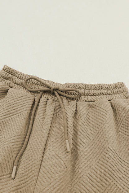 Textured Top and Pants Set