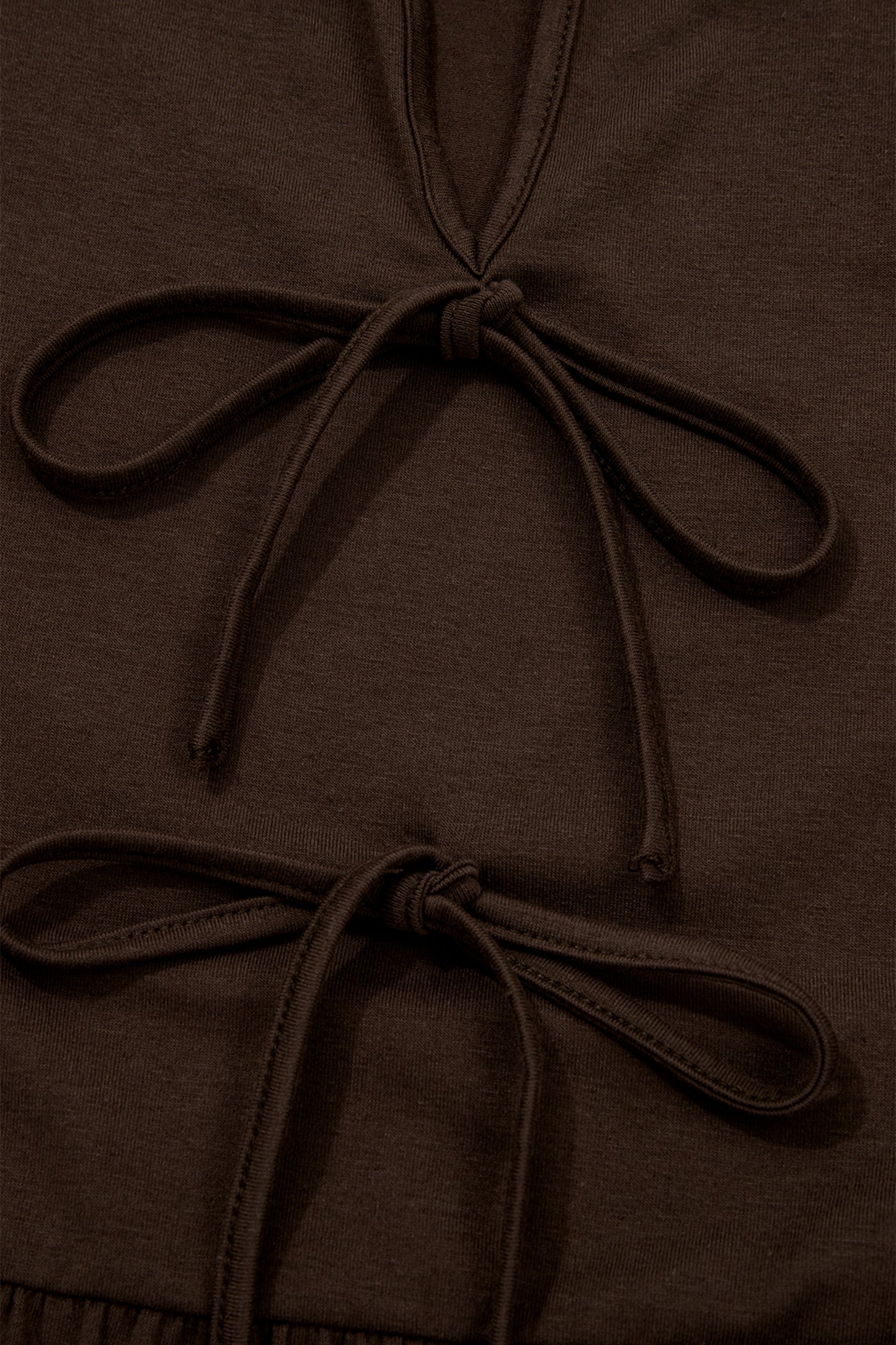 Plus Size Solid Bow-Tie Peplum Tank Top