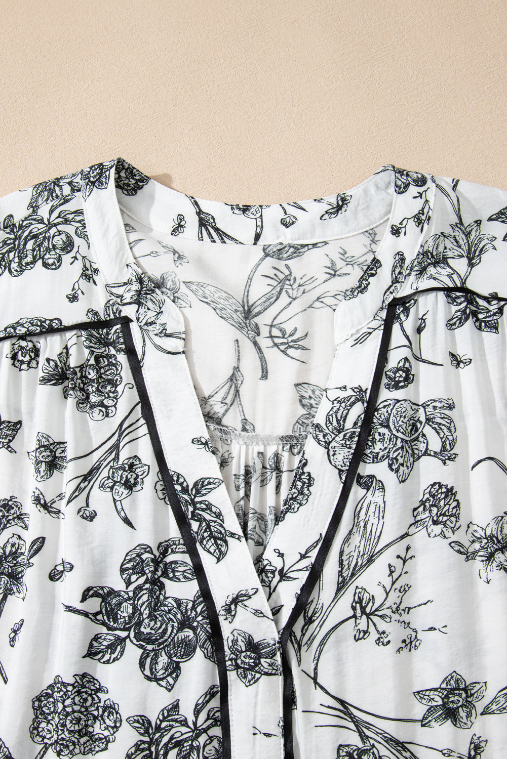 Plus Size Floral Ruffle Sleeve Midi Dress