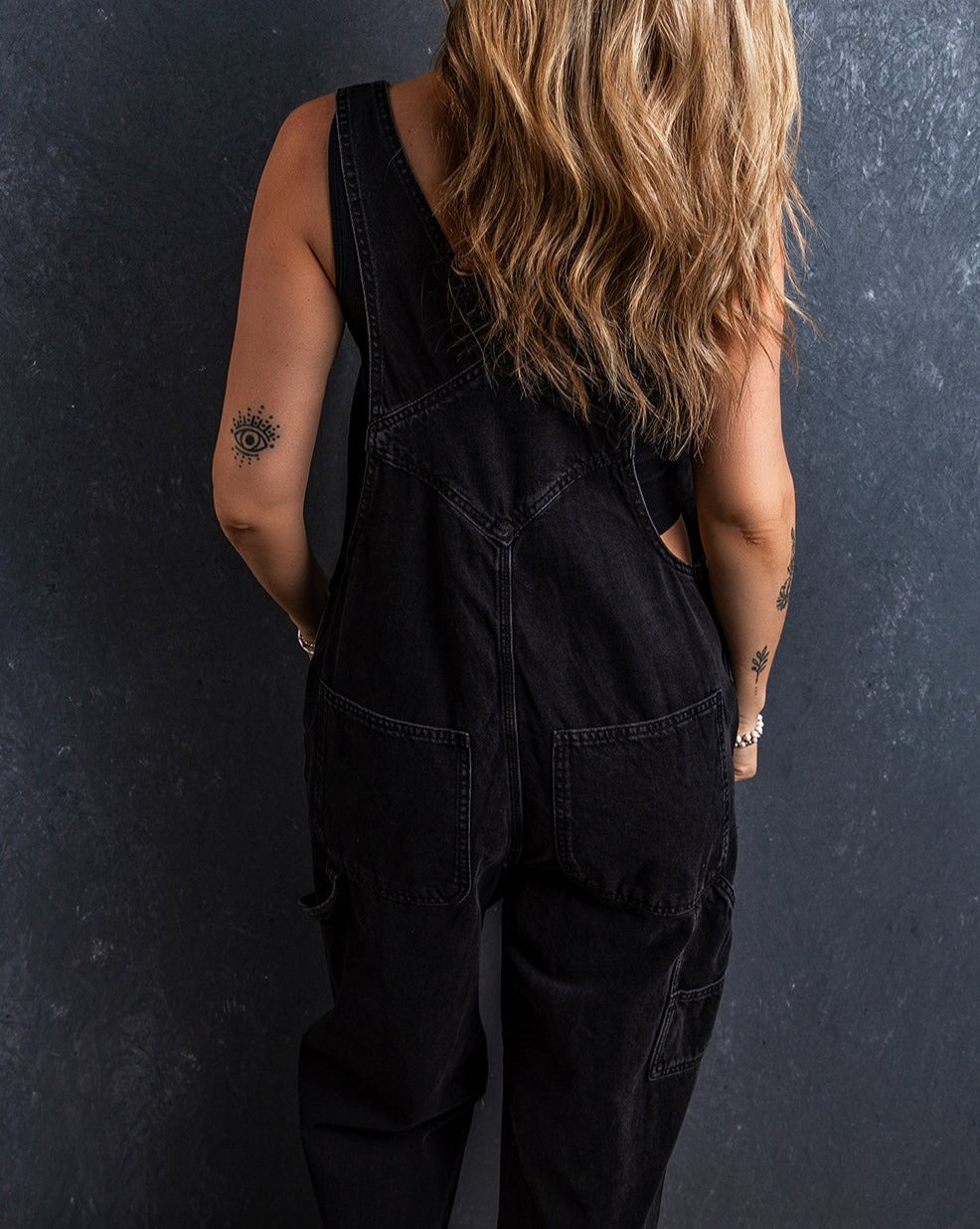 Denim Multi Pocket Overalls