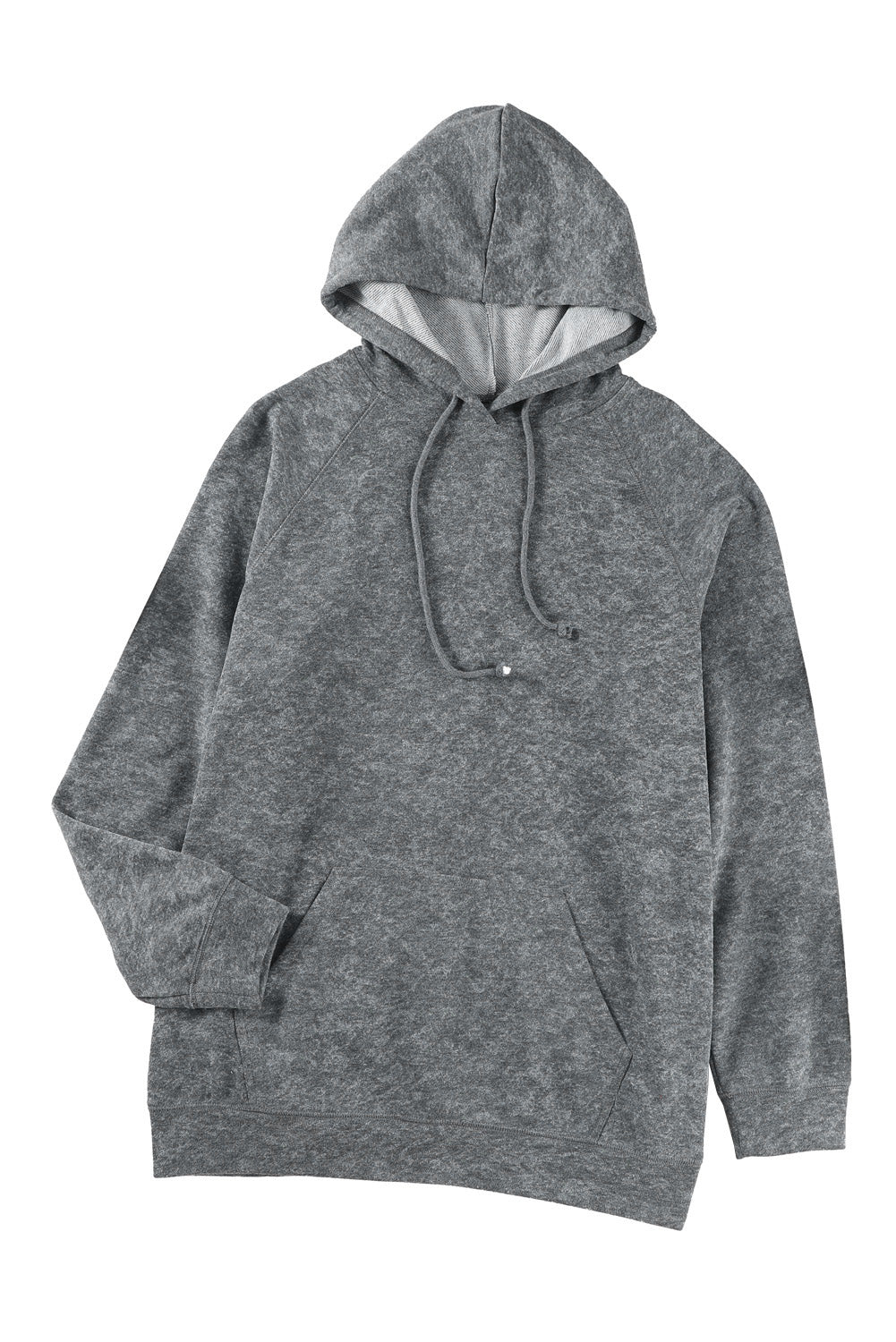 Mineral Wash Pullover Pocketed Hoodie