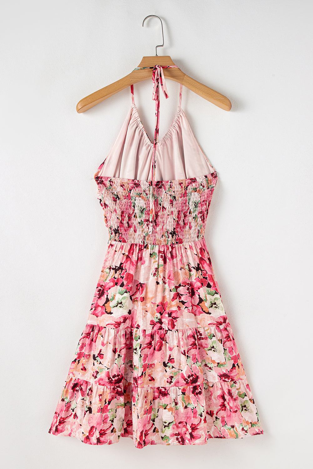 Floral Ruffle Sleeveless Mini Dress