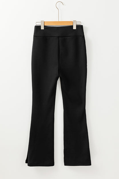 Thermal Lined Flare Leg Pants