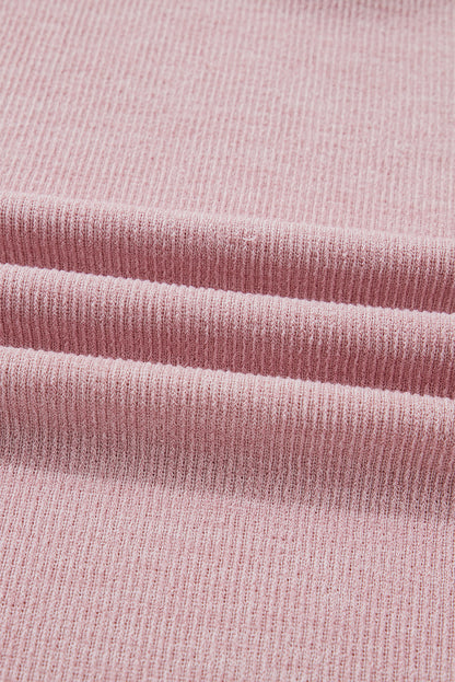 Plus Size Contrast Trim Drop Shoulder Top