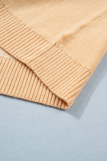 Bow Drop Shoulder Long Sleeve Sweater