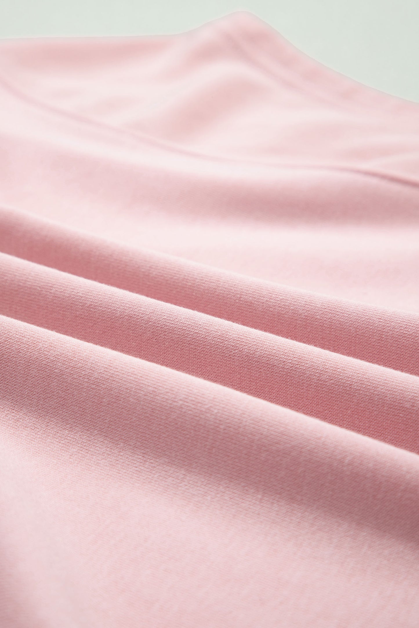 Solid Tee & Wide Leg Raw Hem Pants Set