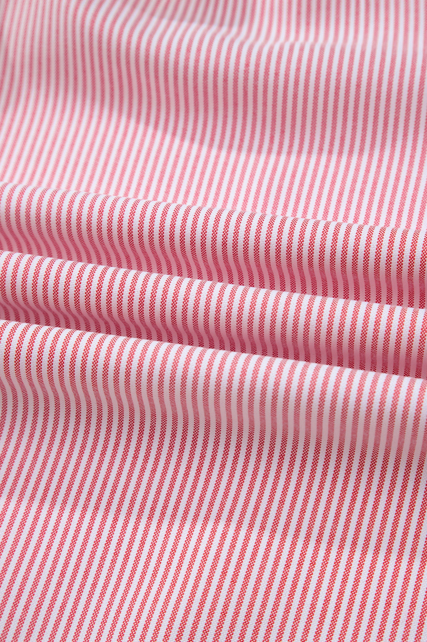 Stripe Frilled Split Neck Ruffle Sleeve Blouse