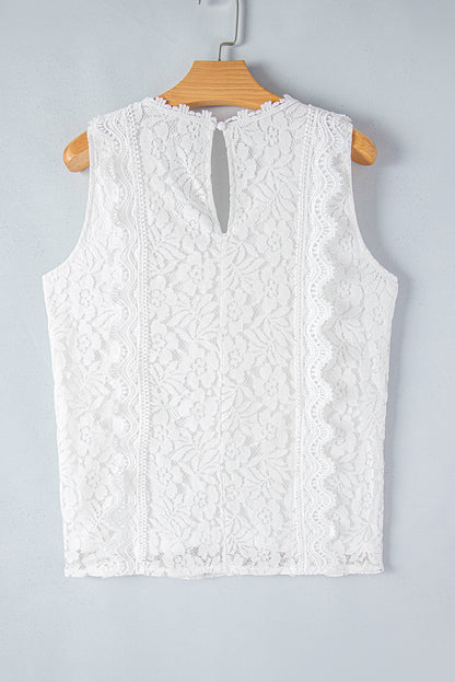 Lace V-Neck Tank Top