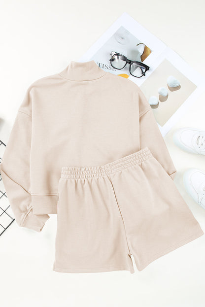 Henley Top and Shorts Set