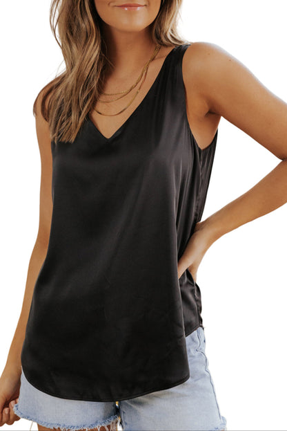 Deep V-Neck Tank Top