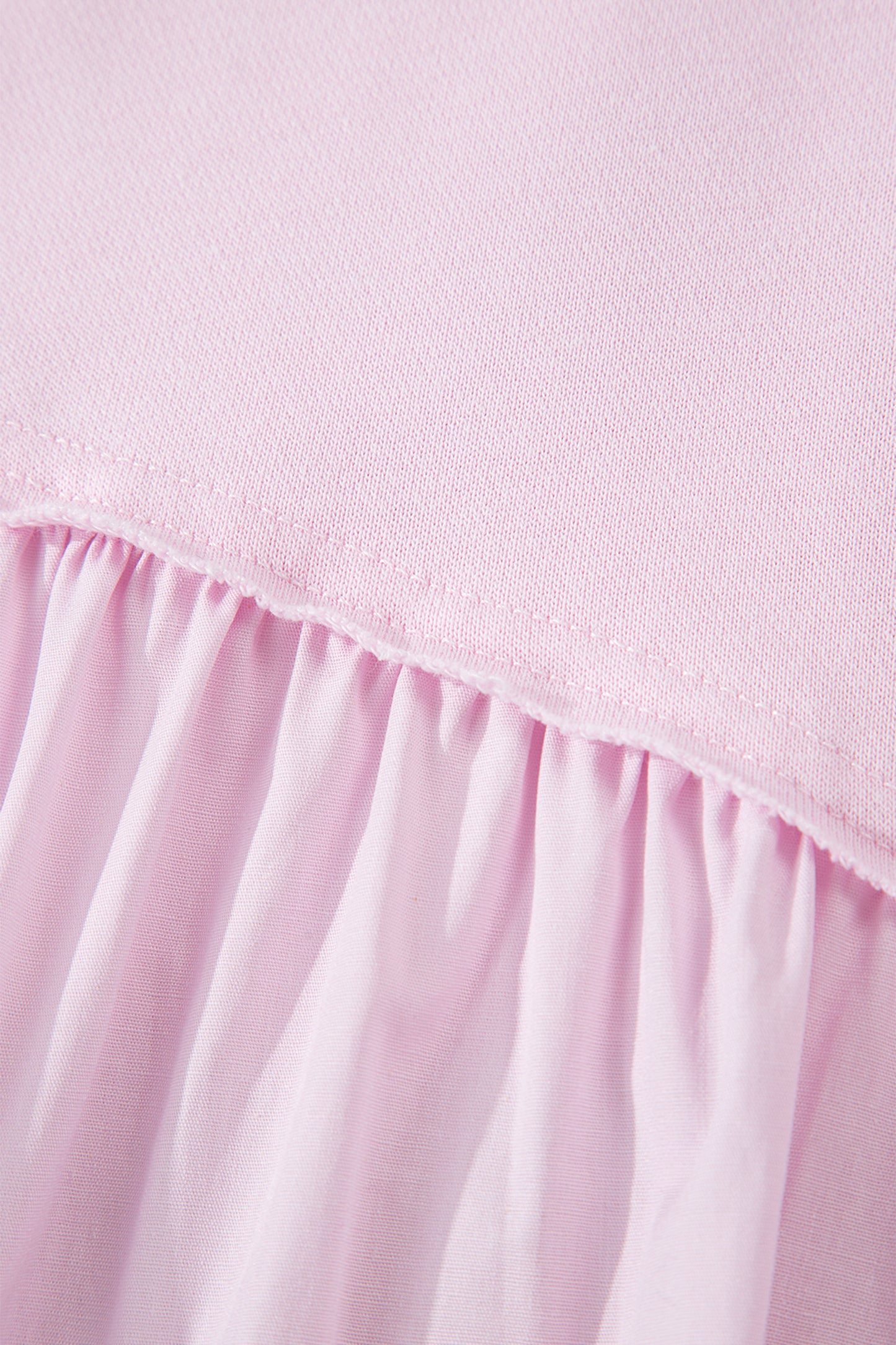 Colorblock Raw Seam Buttoned Polo Collar Dress