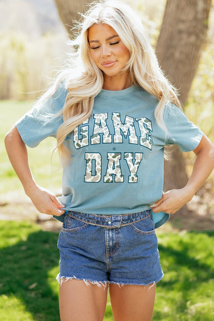 Camo Game Day Short Sleeve Graphic T-Shirt