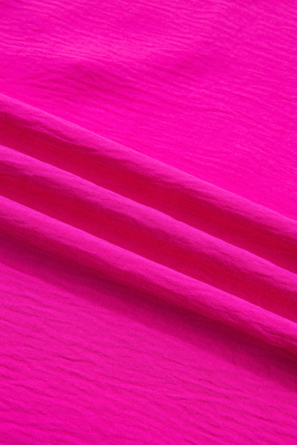 Leopard Patchwork Dolman Sleeve V-Neck Blouse