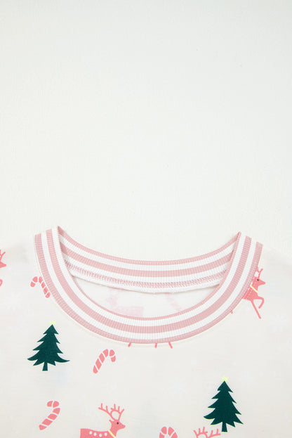 Christmas Top and Pants Lounge Set