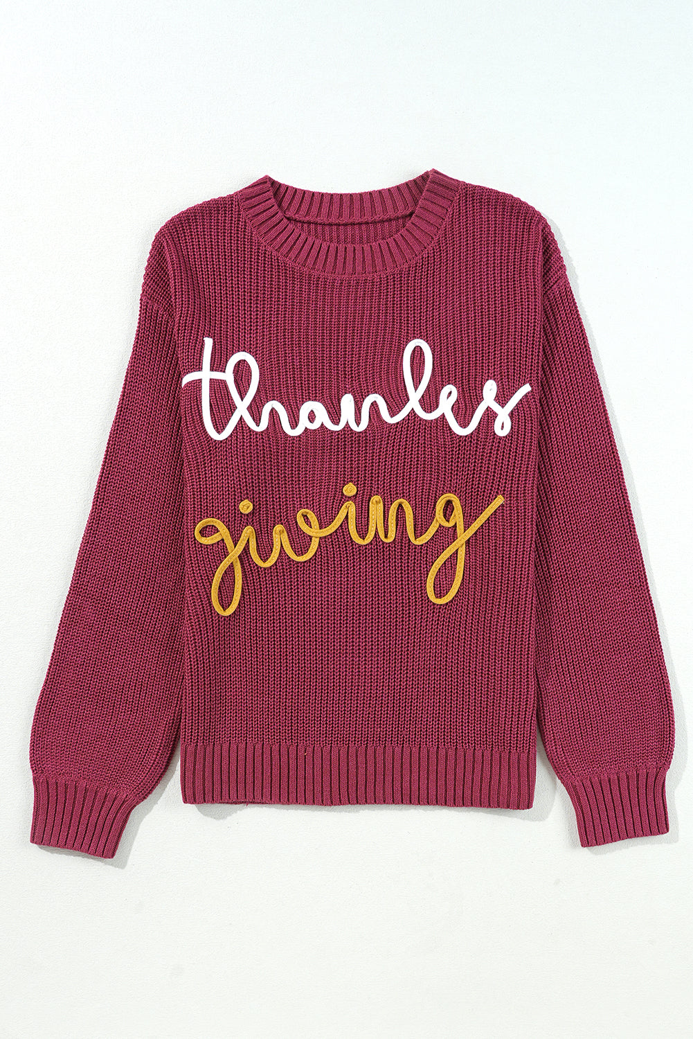 Thanksgiving Long Sleeve Crewneck Sweater