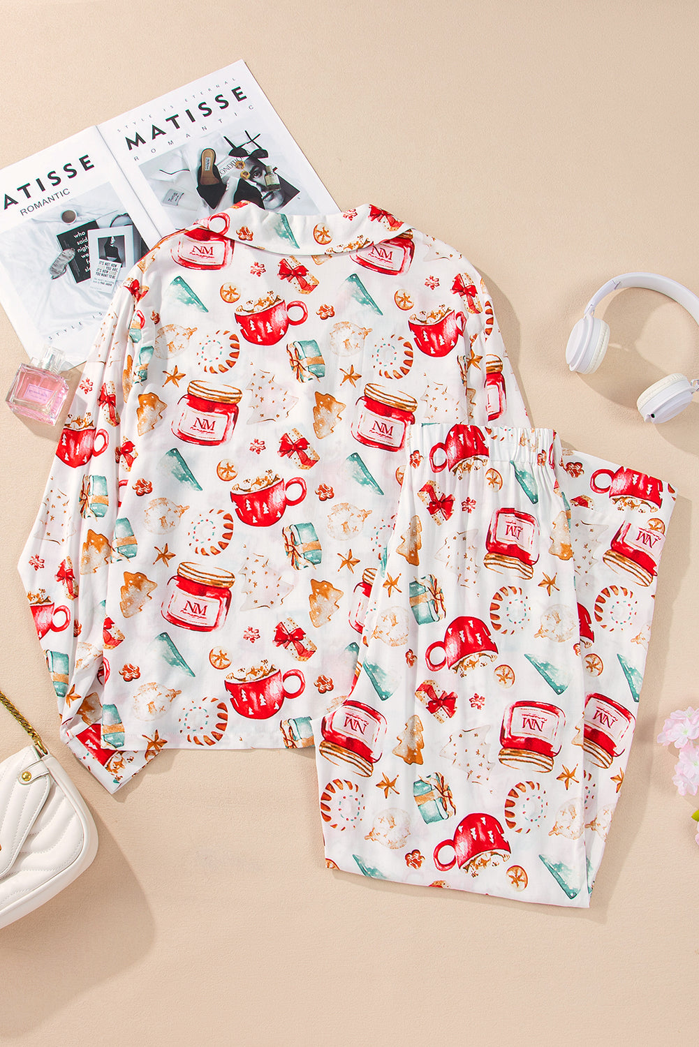 Christmas Shirt and Pants Pajama Set