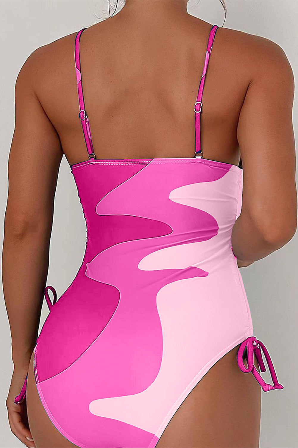 Colorblock One Piece Swimsuit