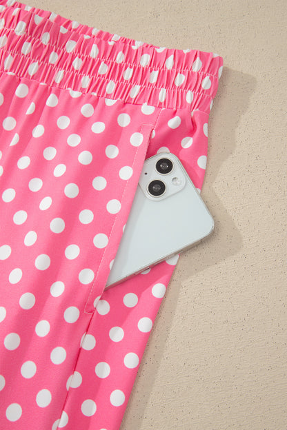 Polka Dot Tank & Loose Pants Set