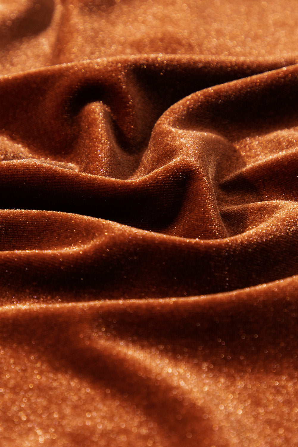 Velvet Lantern Sleeve Beaded V-Neck Blouse