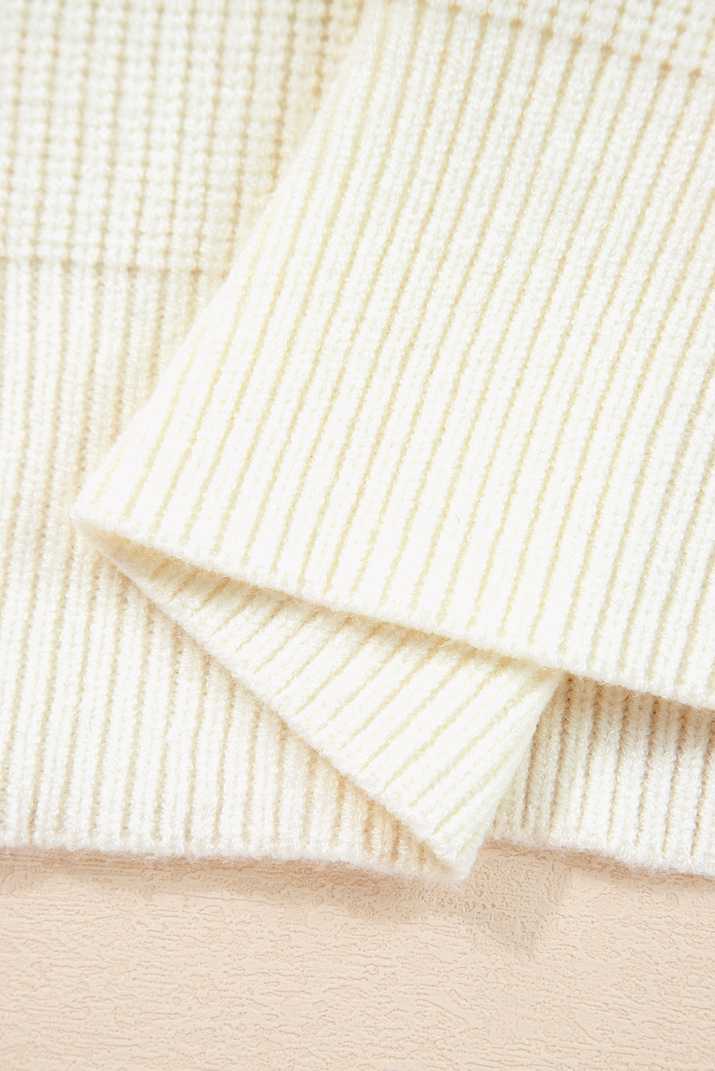 Halloween Pumpkin Embroidered Ribbed Thanksgiving Holiday Sweater