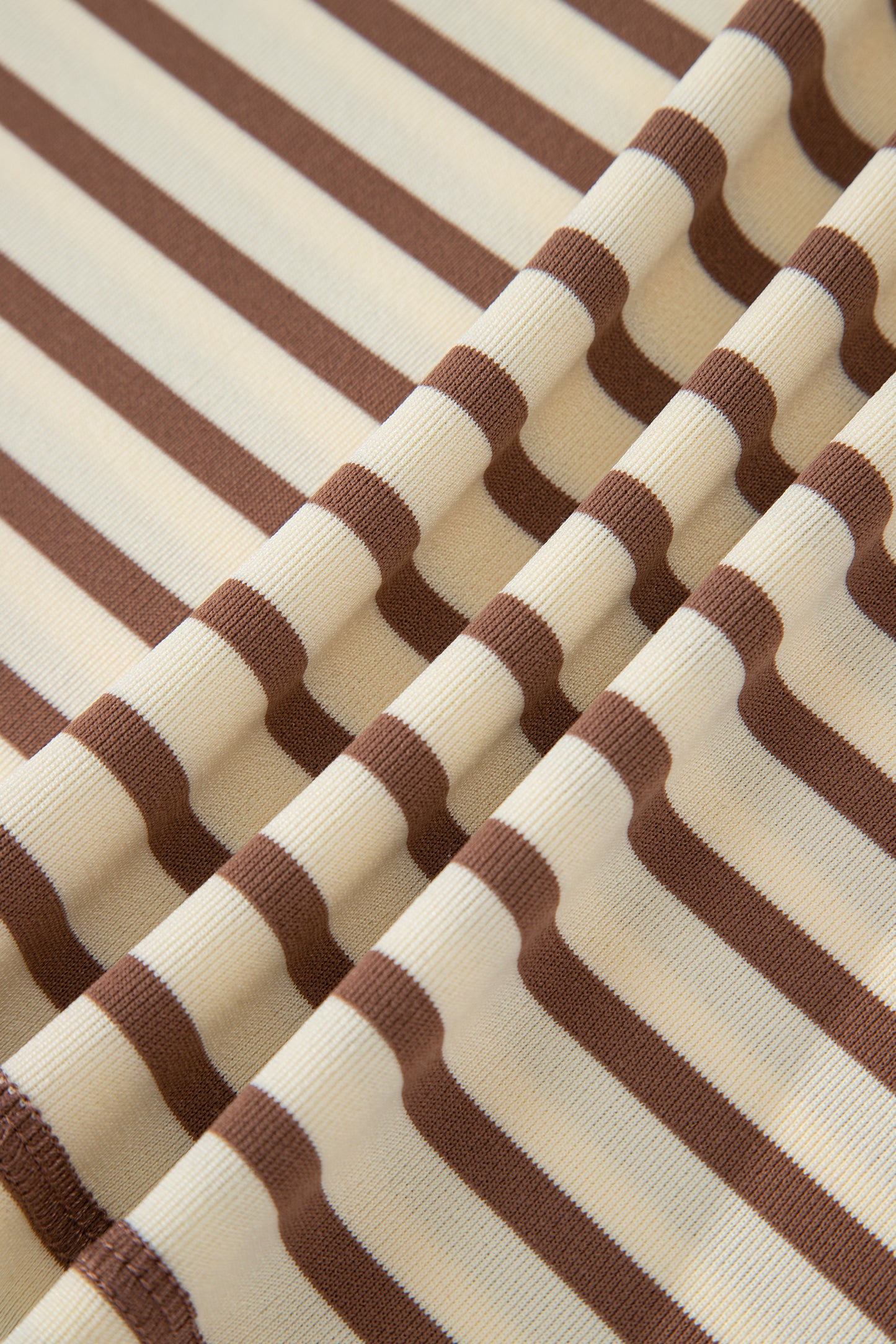 Stripe Cap Sleeve Henley Top & Shorts Set