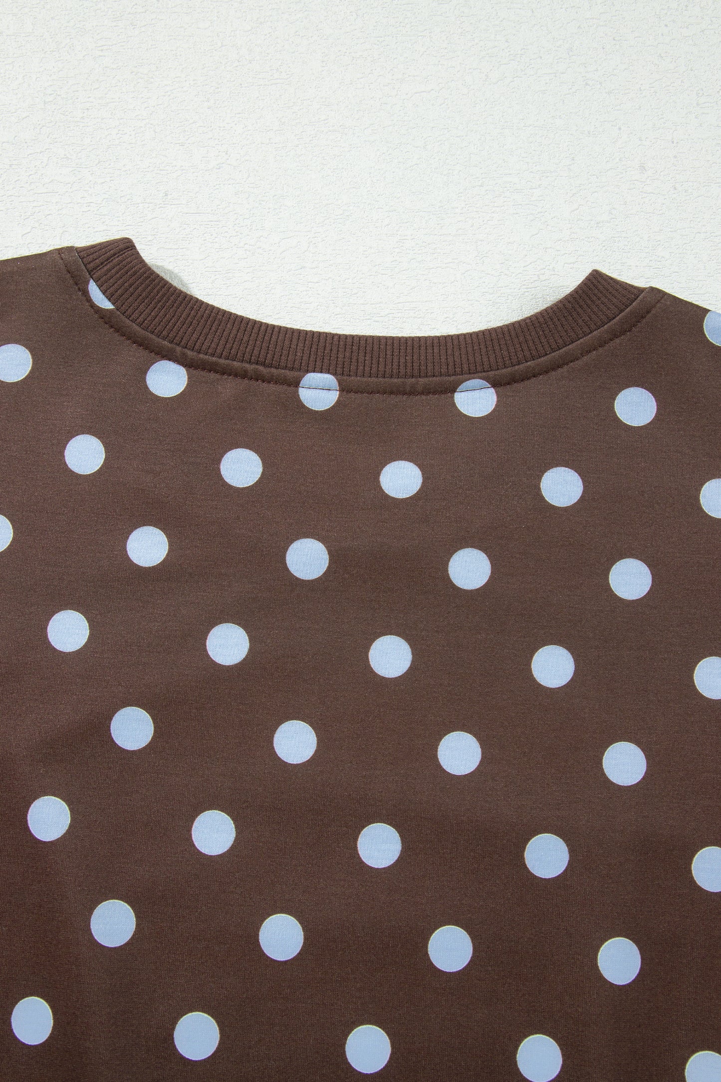 Polka Dot Long Sleeve Pullover & Bow Skort Set