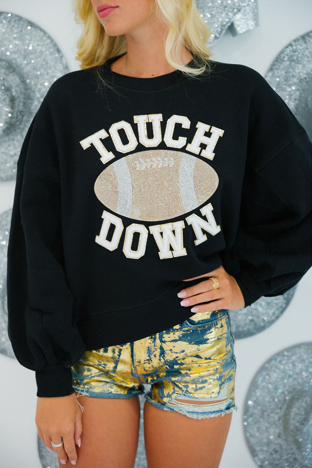 TOUCH DOWN Pullover Sweatshirt