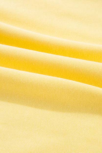 Colorblock Patchwork Pullover and Shorts Set