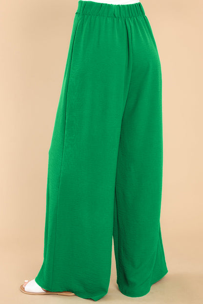 Tie Front Wide Leg Pants