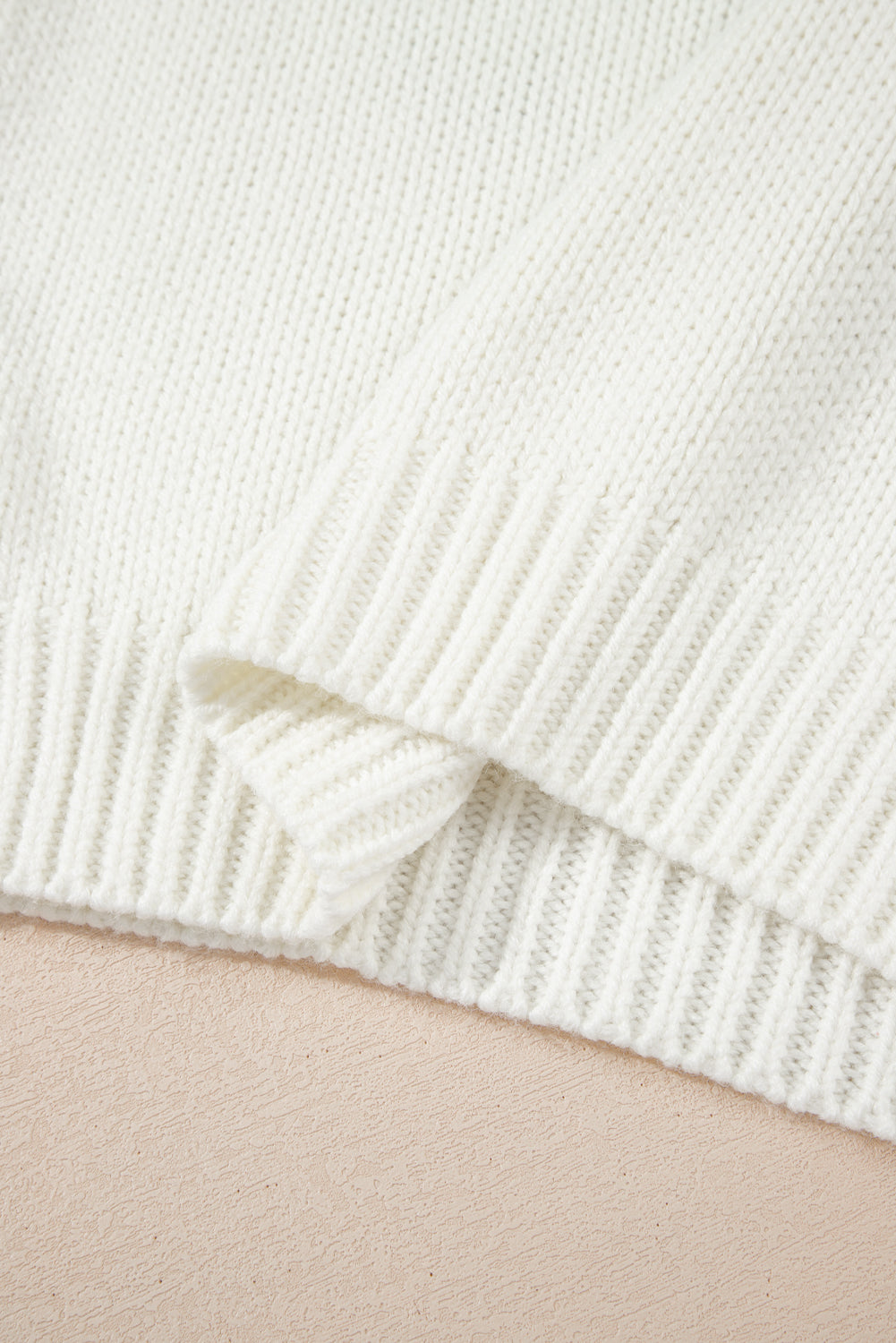 Western Bow Tie Boots Embroidered Drop Shoulder Sweater