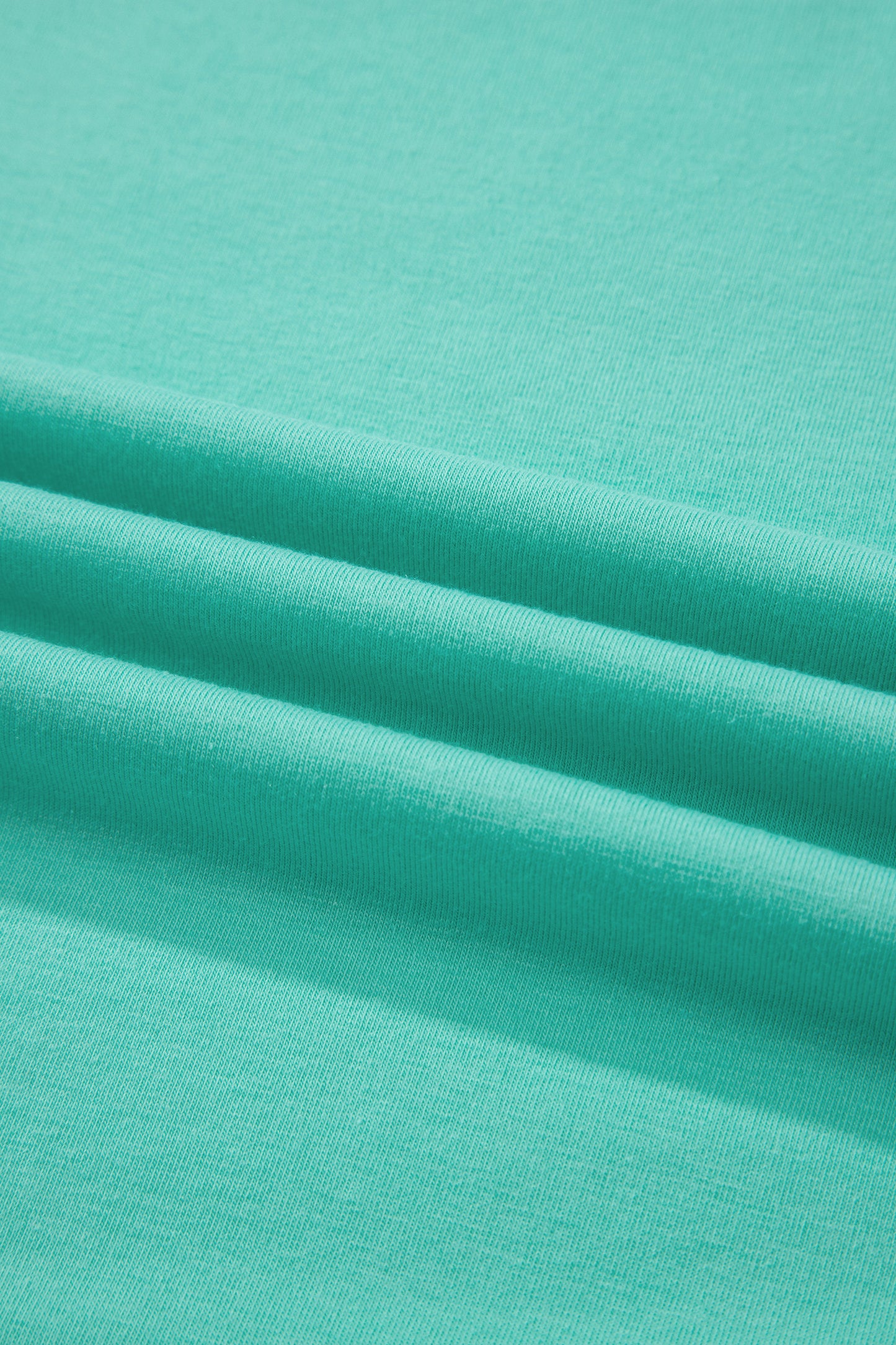 Solid Short Sleeve Crew Neck Tee