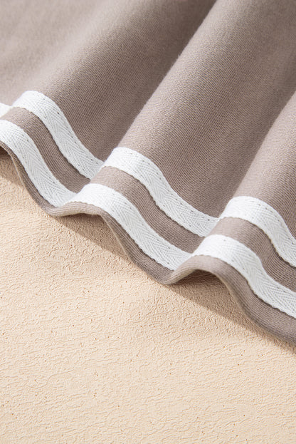 Varsity Stripe Crewneck Pullover and Sweatpants Set