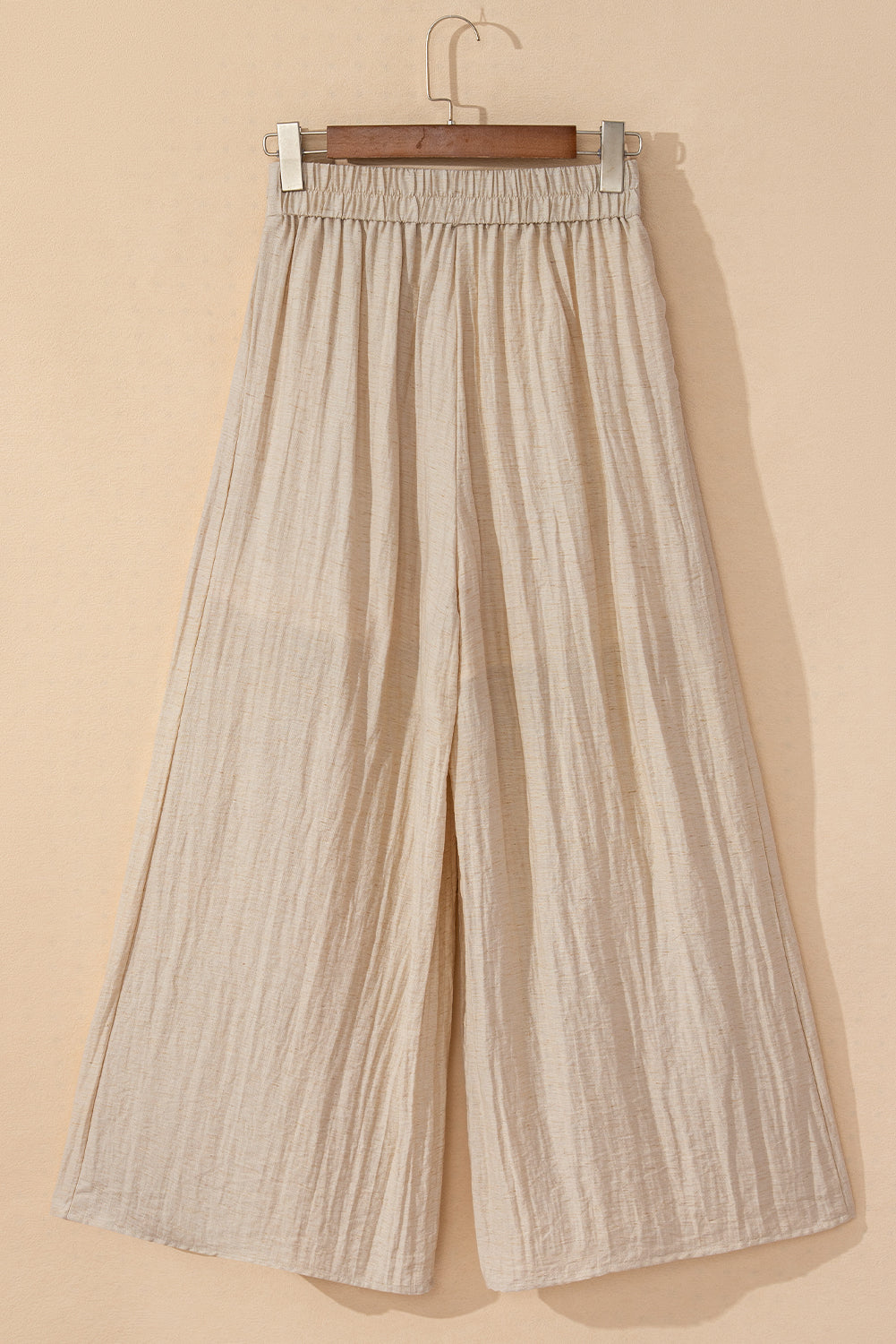 Pleated Drop Waist Wide Leg Pants