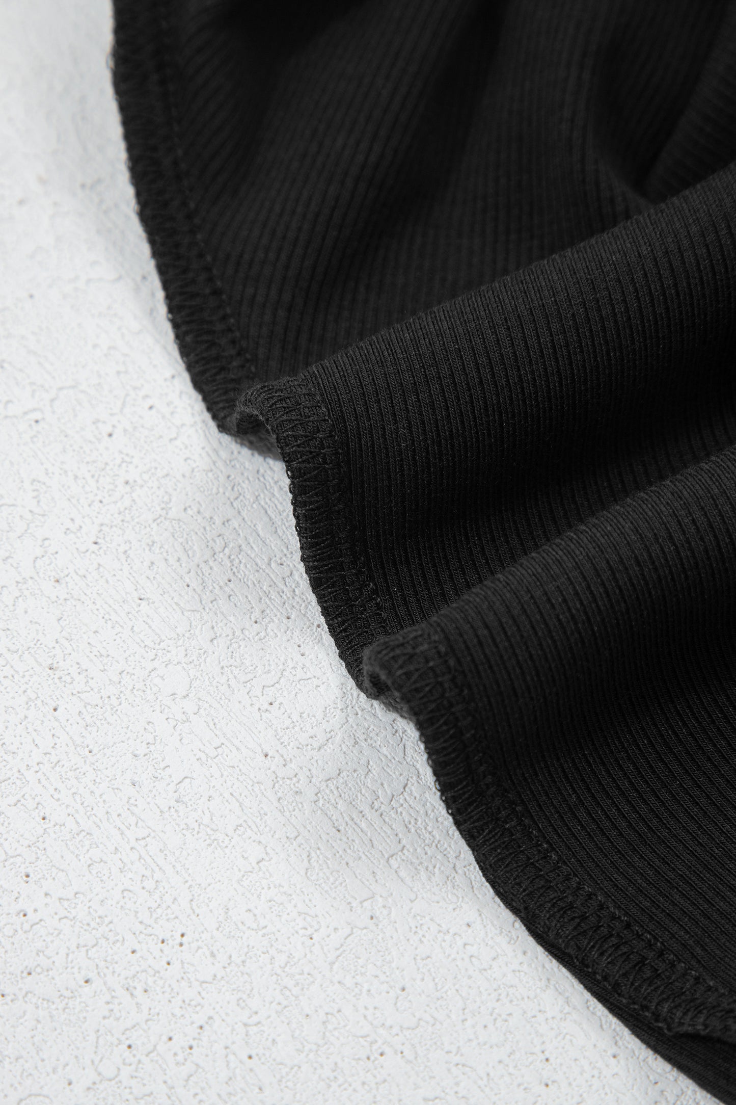 Solid Oversize Sweatshirt and Ribbed Leggings Set