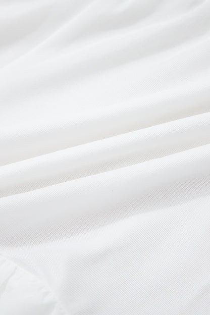 Lace Ruffle Tiered Drawstring Waist Shorts