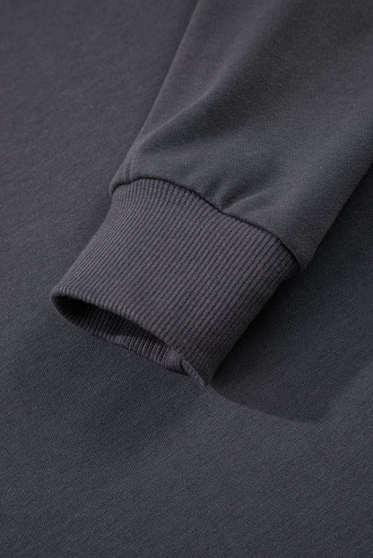 Varsity Stripe Drop Shoulder Oversized Sweatshirt