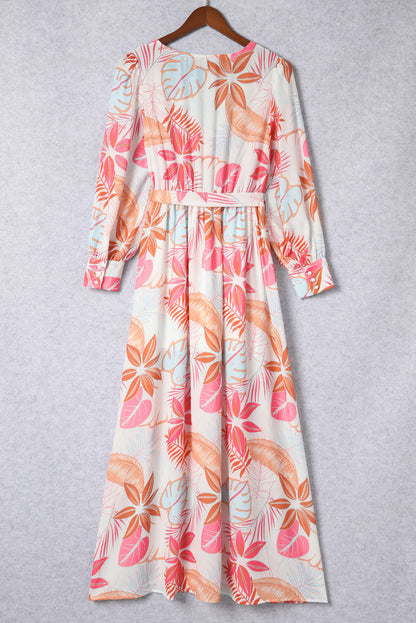 Floral Long Sleeve Maxi Dress