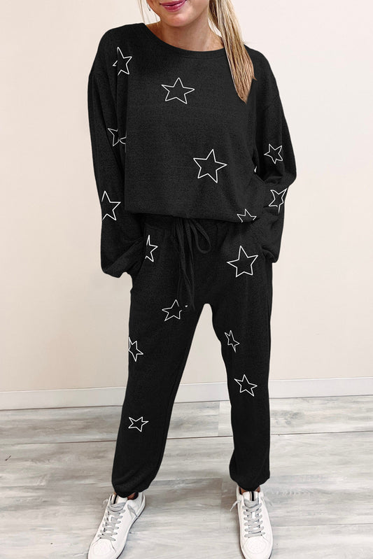 Stars Top and Pants Set