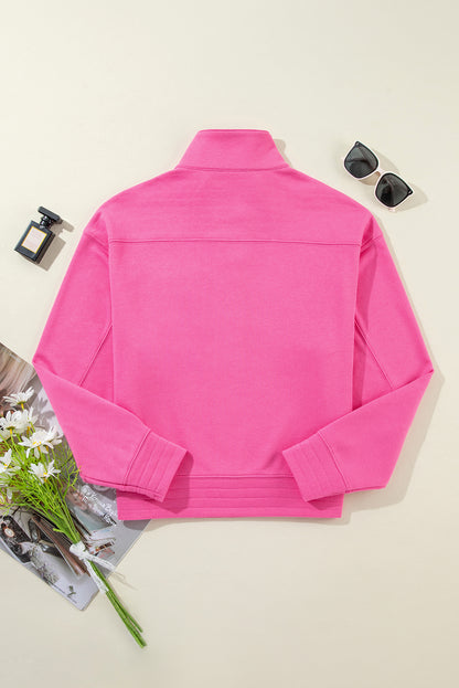 Mineral Wash Collared Sweatshirt