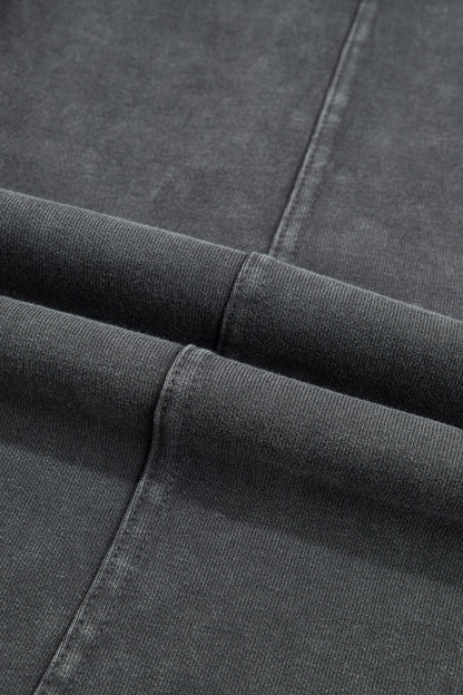Mineral Wash Elastic Waist Barrel Leg Pants