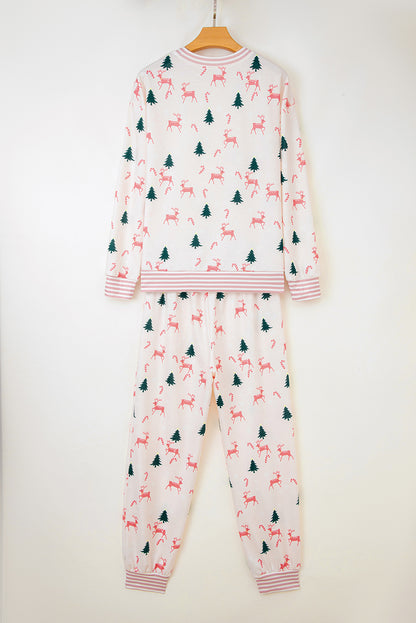 Christmas Top and Pants Lounge Set