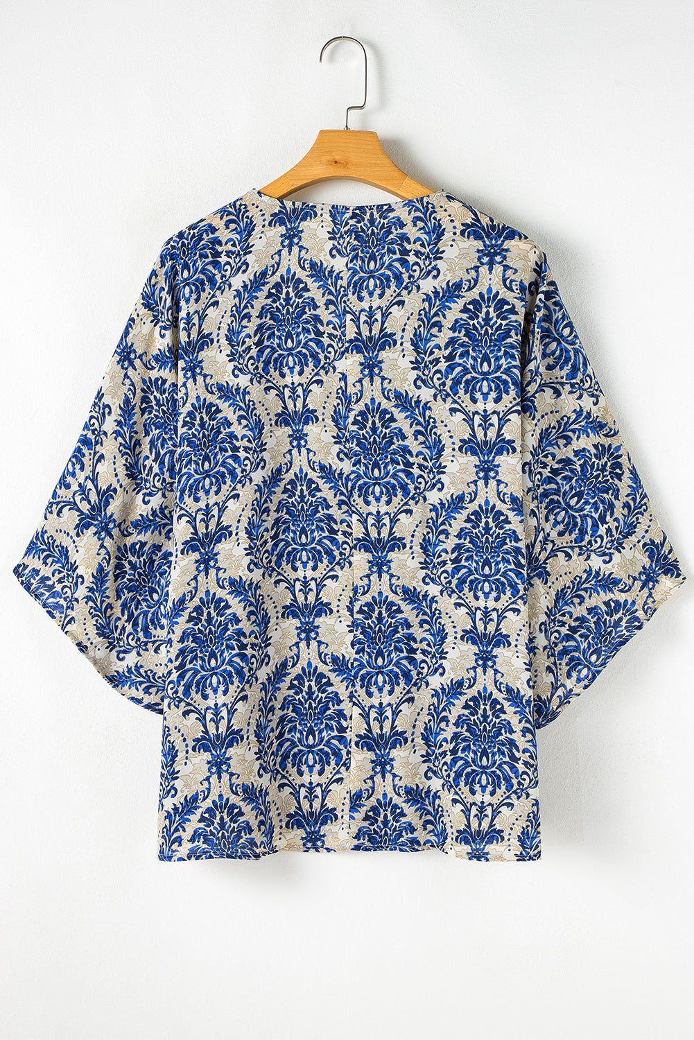 Plus Size Boho 3/4 Sleeve Blouse