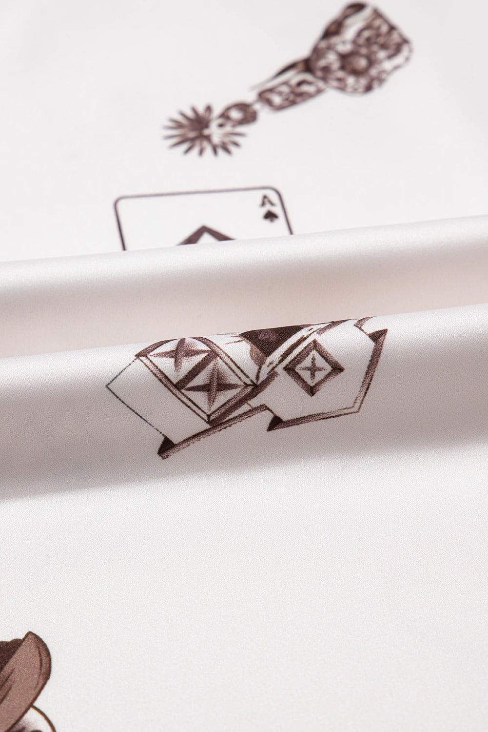 Western Lace Trim High Waist Maxi Skirt