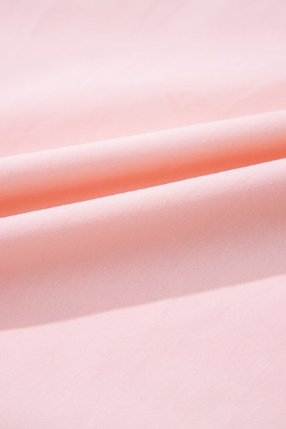 Solid V-Neck Flutter Sleeve Ruffle Maxi Dress