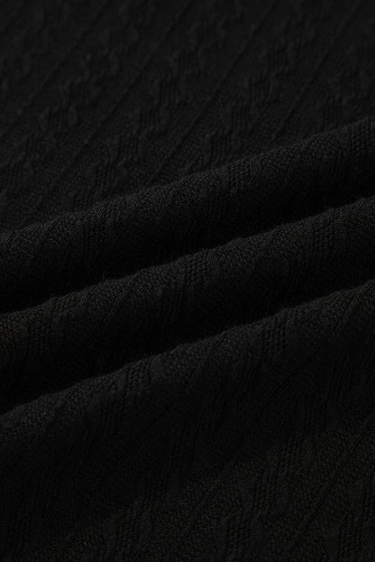 Textured Chest Pocket Top and Pants Set