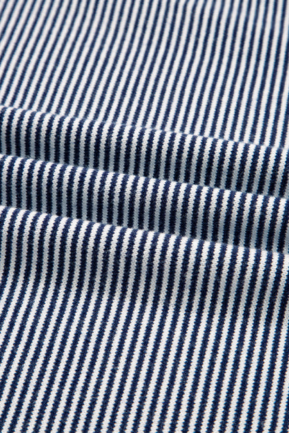 Stripe Colorblock Patchwork Dolman Sleeve Sweater