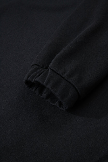 Colorblock Patchwork Pullover and Shorts Set