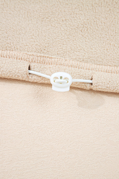 Colorblock Fleece Half Zip Long Sleeve Sweatshirt