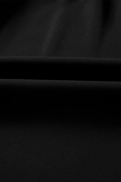 Ribbed Knit Patchwork Long Sleeve Dress